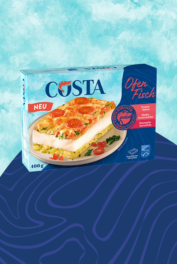 Ofenfisch Tomate-Spinat Rosmarinkartoffel